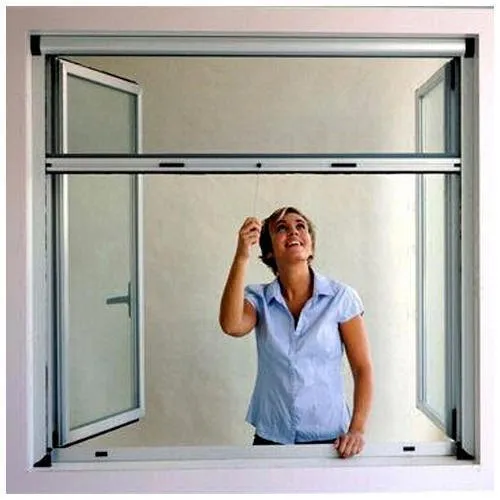 Openable mosquito net fitted to a window frame